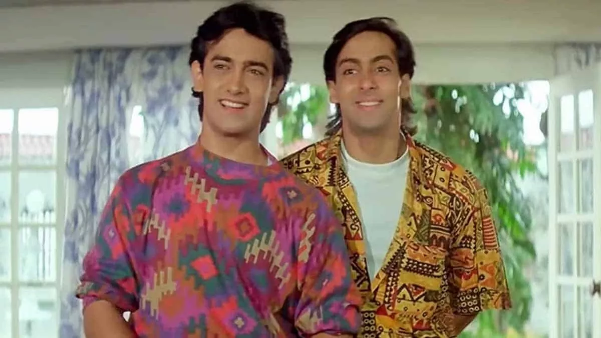 Salman Aamir at Andaz Apna Apna